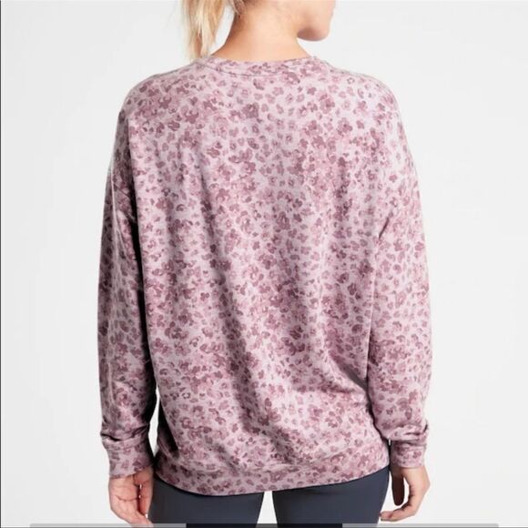 Athleta Studio to Street Sweatshirt Splatter S - Picture 2 of 7